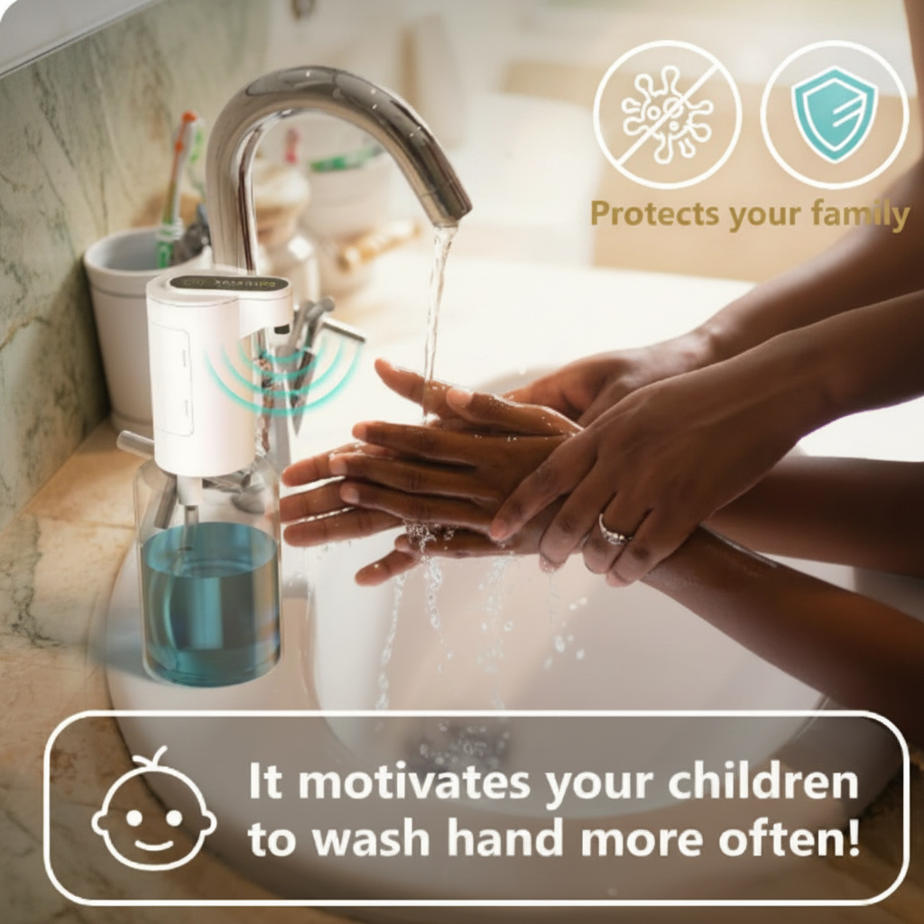 Touchless Foam Soap Dispenser — No Touch, No Mess, Just Clean