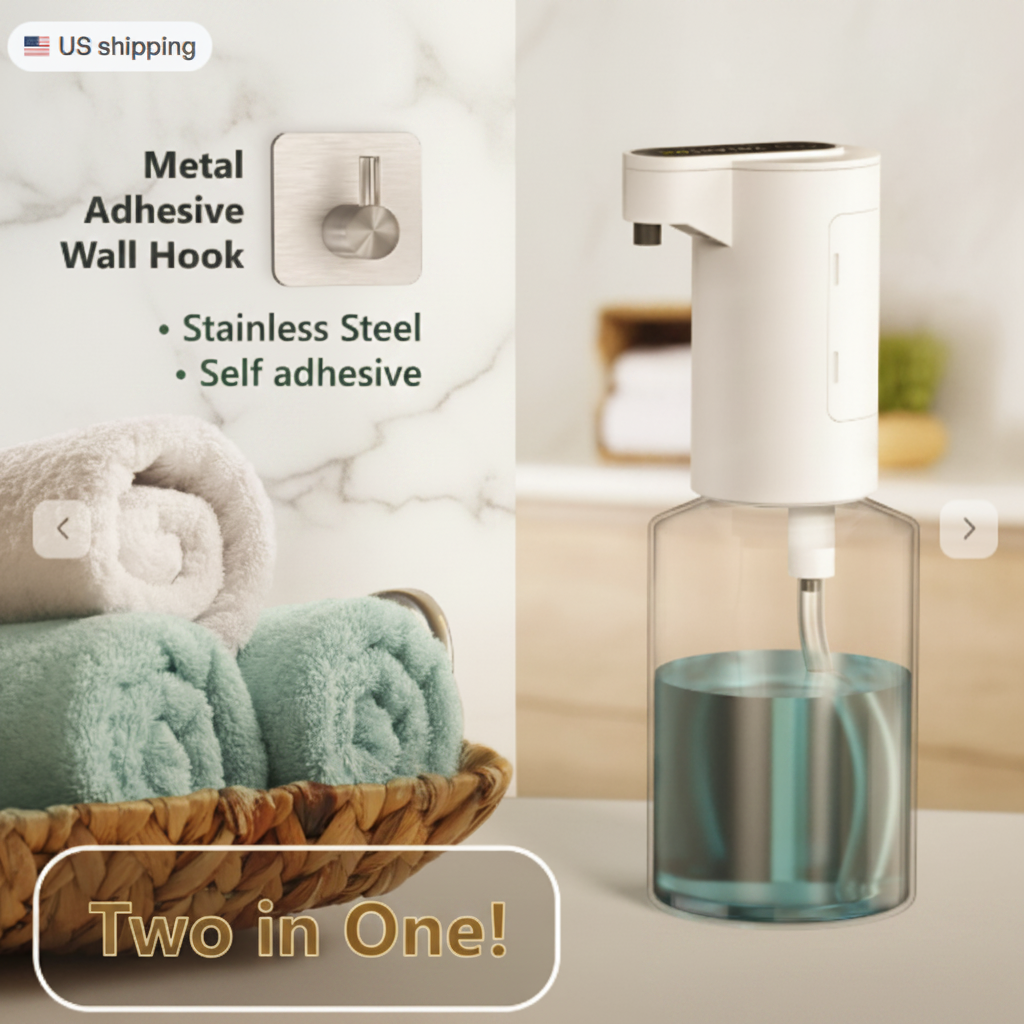 Touchless Foam Soap Dispenser — No Touch, No Mess, Just Clean