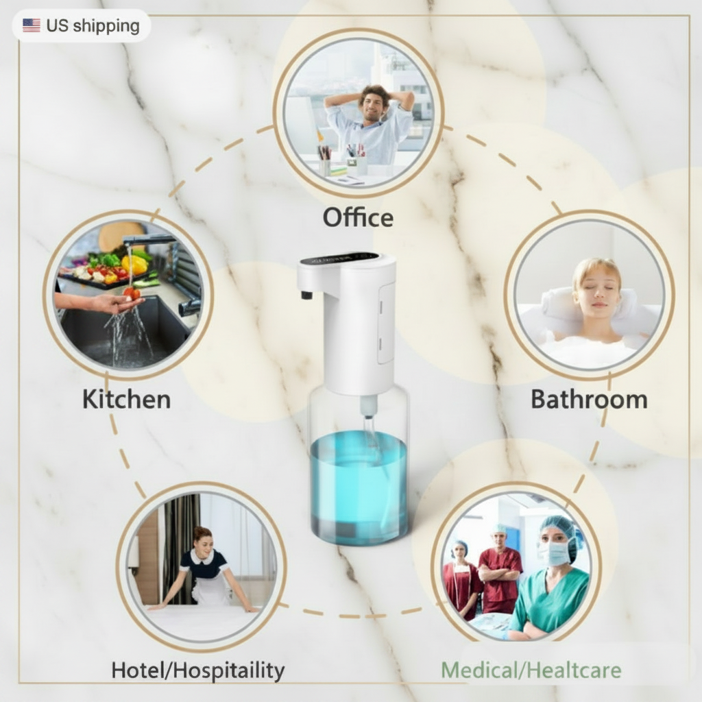 Touchless Foam Soap Dispenser — No Touch, No Mess, Just Clean